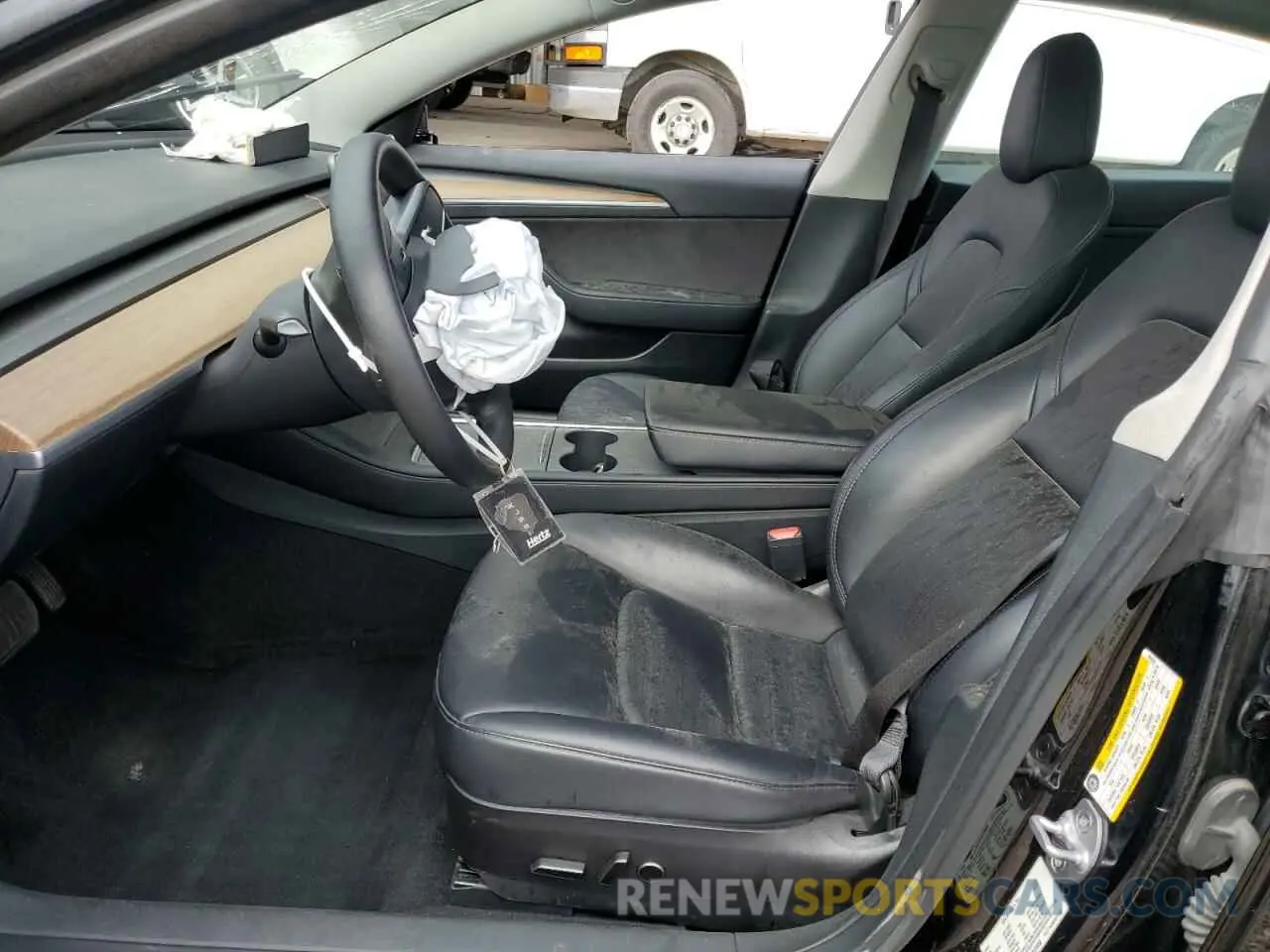 7 fotografías del automóvil dañado 5YJ3E1EA1PF439368 TESLA MODEL 3 2023