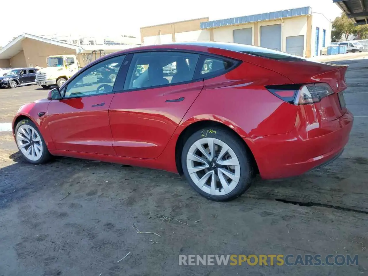 2 fotografías del automóvil dañado 5YJ3E1EA1PF446949 TESLA MODEL 3 2023