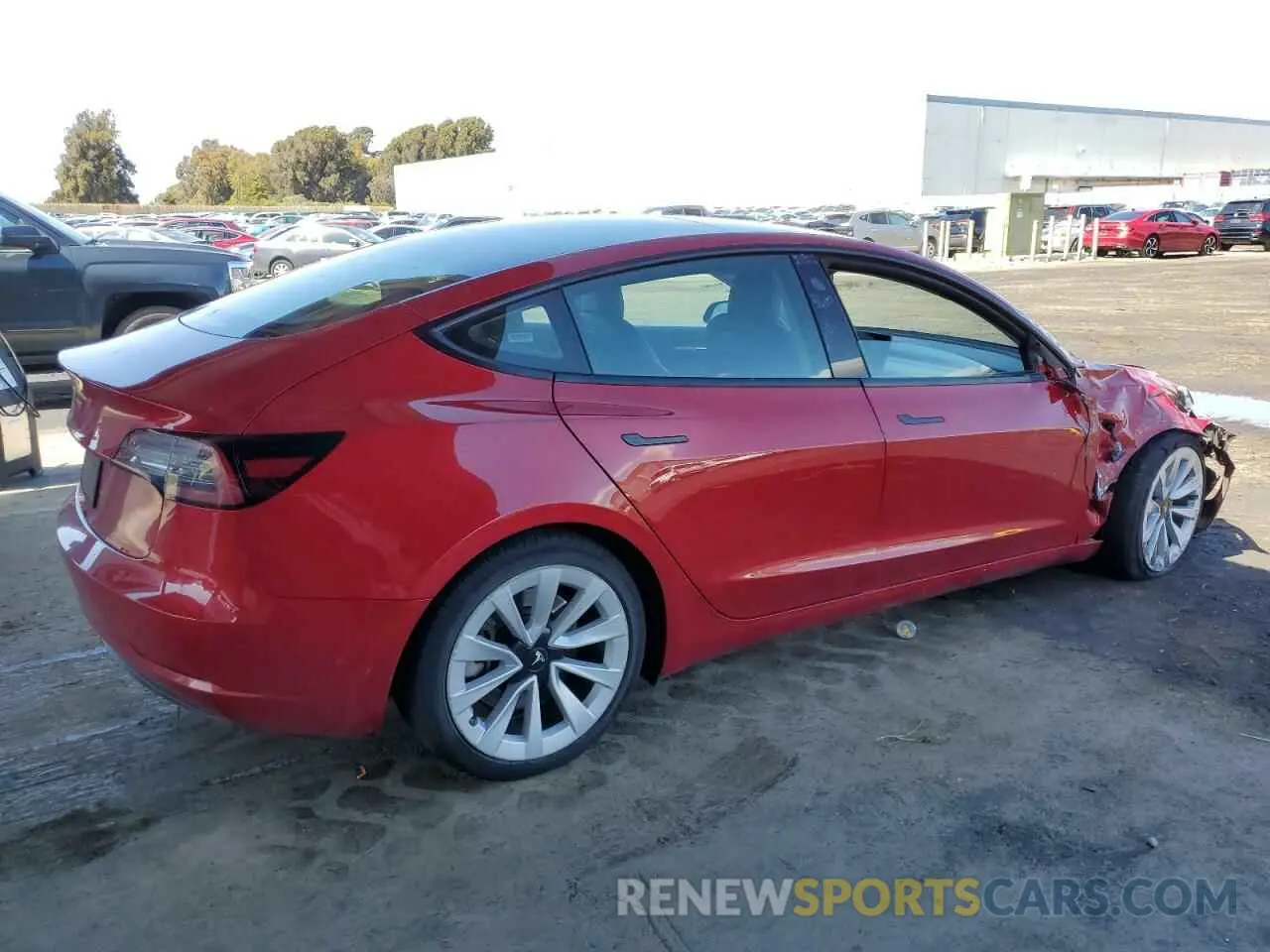 3 fotografías del automóvil dañado 5YJ3E1EA1PF446949 TESLA MODEL 3 2023