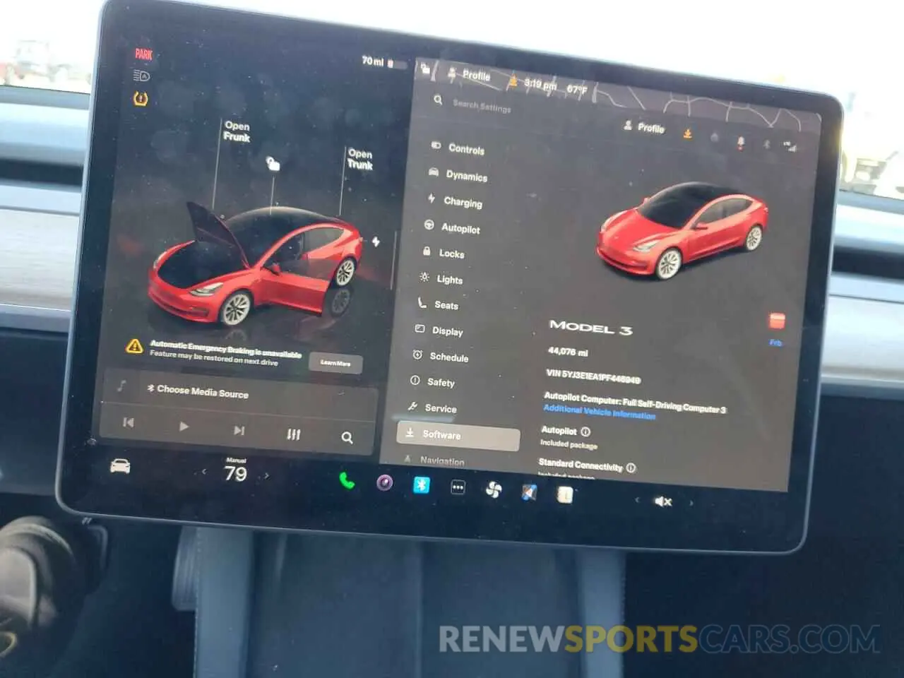 9 fotografías del automóvil dañado 5YJ3E1EA1PF446949 TESLA MODEL 3 2023