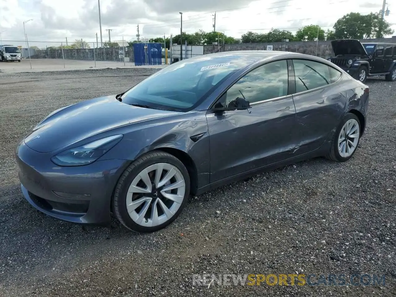 1 fotografías del automóvil dañado 5YJ3E1EA1PF449950 TESLA MODEL 3 2023