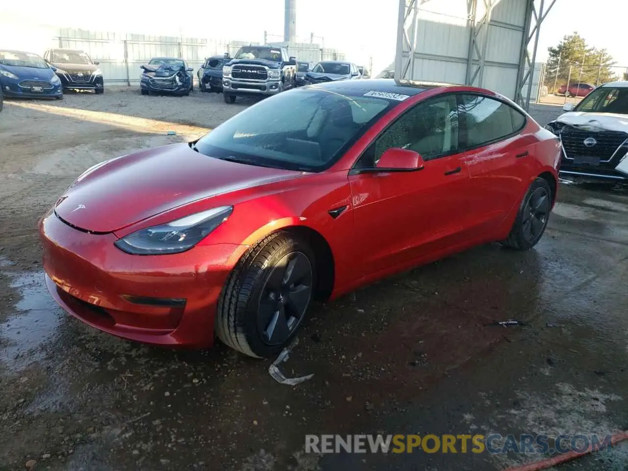 1 fotografías del automóvil dañado 5YJ3E1EA1PF452847 TESLA MODEL 3 2023