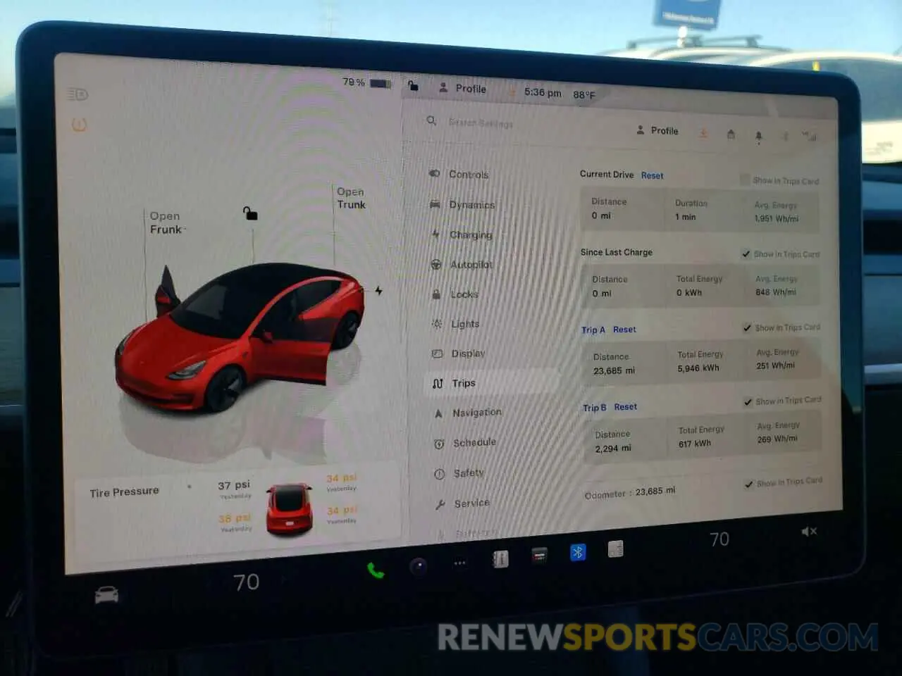 9 fotografías del automóvil dañado 5YJ3E1EA1PF452847 TESLA MODEL 3 2023