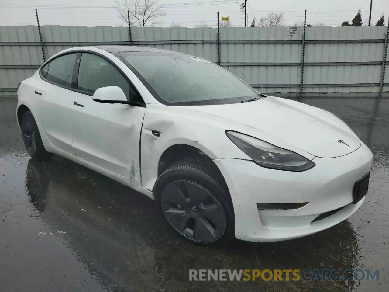 4 fotografías del automóvil dañado 5YJ3E1EA1PF453089 TESLA MODEL 3 2023