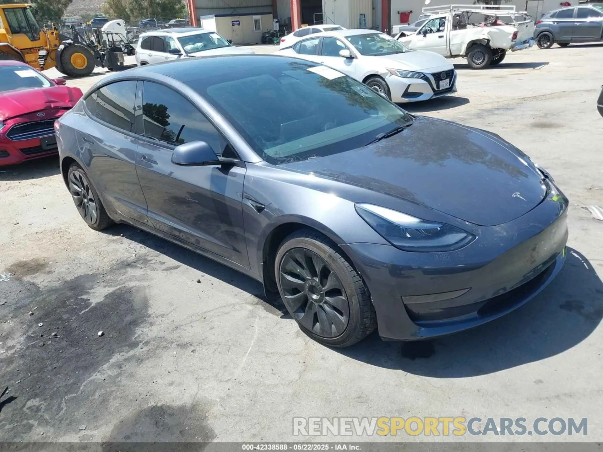1 fotografías del automóvil dañado 5YJ3E1EA1PF464013 TESLA MODEL 3 2023