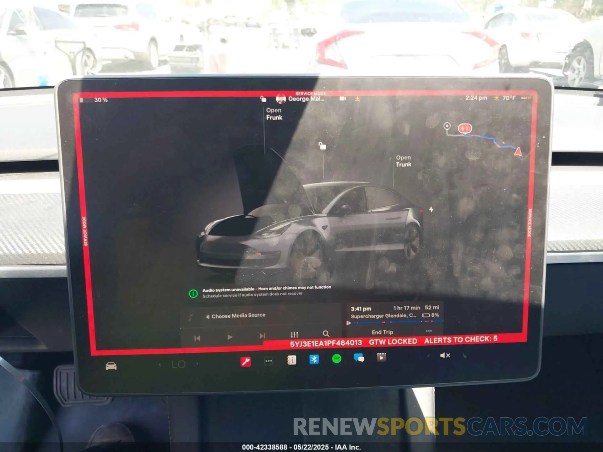 18 fotografías del automóvil dañado 5YJ3E1EA1PF464013 TESLA MODEL 3 2023