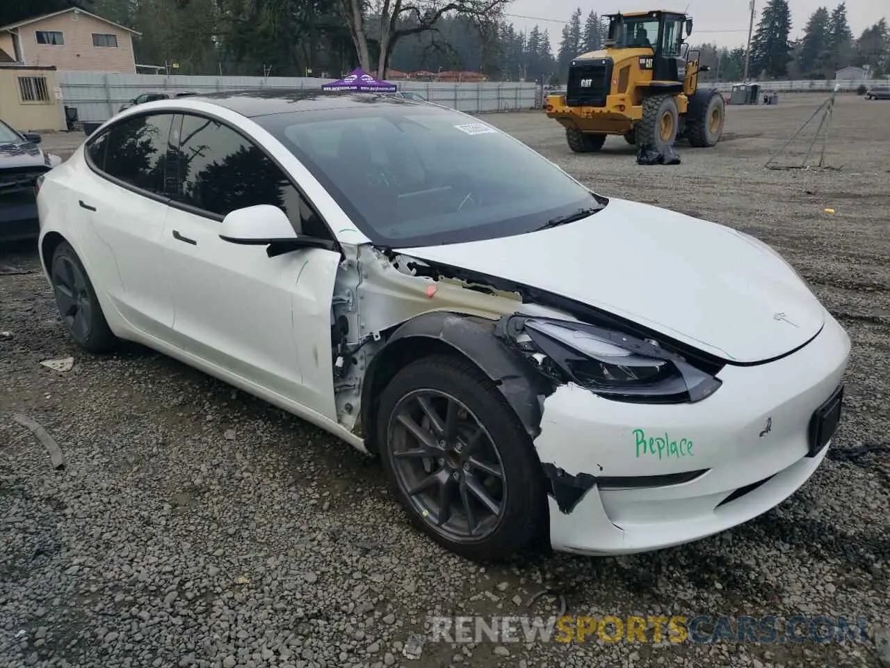 4 fotografías del automóvil dañado 5YJ3E1EA1PF479479 TESLA MODEL 3 2023