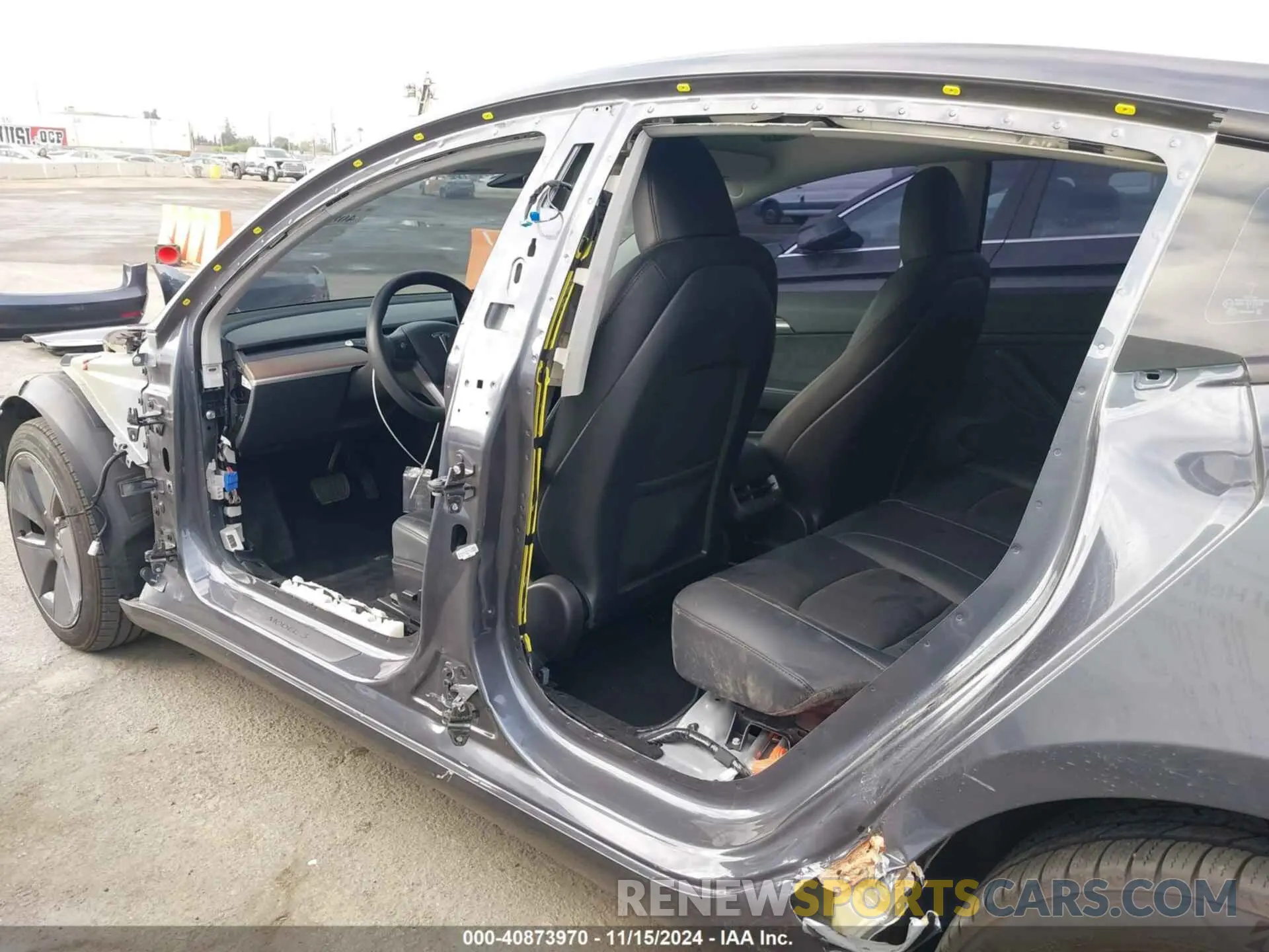 6 fotografías del automóvil dañado 5YJ3E1EA1PF489915 TESLA MODEL 3 2023