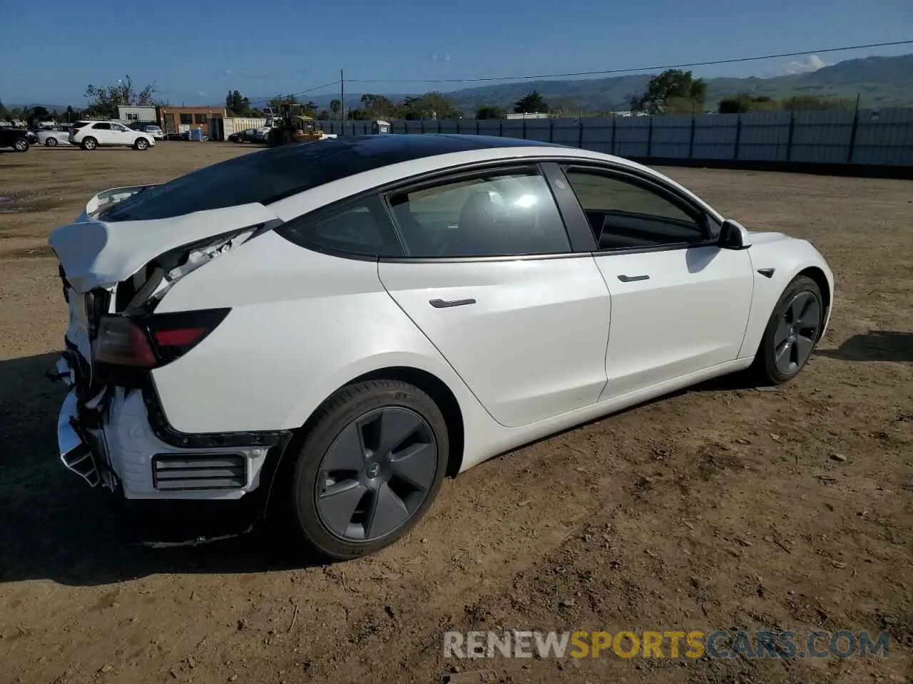 3 fotografías del automóvil dañado 5YJ3E1EA1PF497920 TESLA MODEL 3 2023