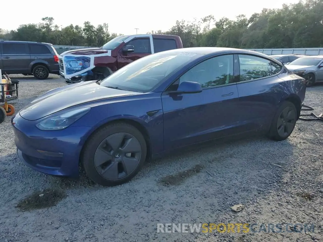 1 fotografías del automóvil dañado 5YJ3E1EA1PF501464 TESLA MODEL 3 2023