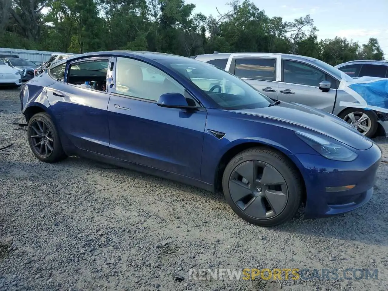 4 fotografías del automóvil dañado 5YJ3E1EA1PF501464 TESLA MODEL 3 2023