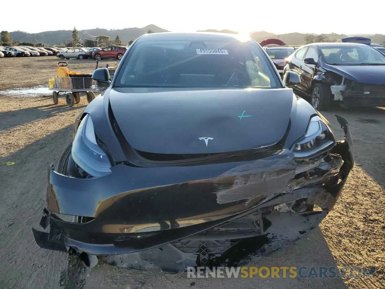 5 fotografías del automóvil dañado 5YJ3E1EA1PF504073 TESLA MODEL 3 2023