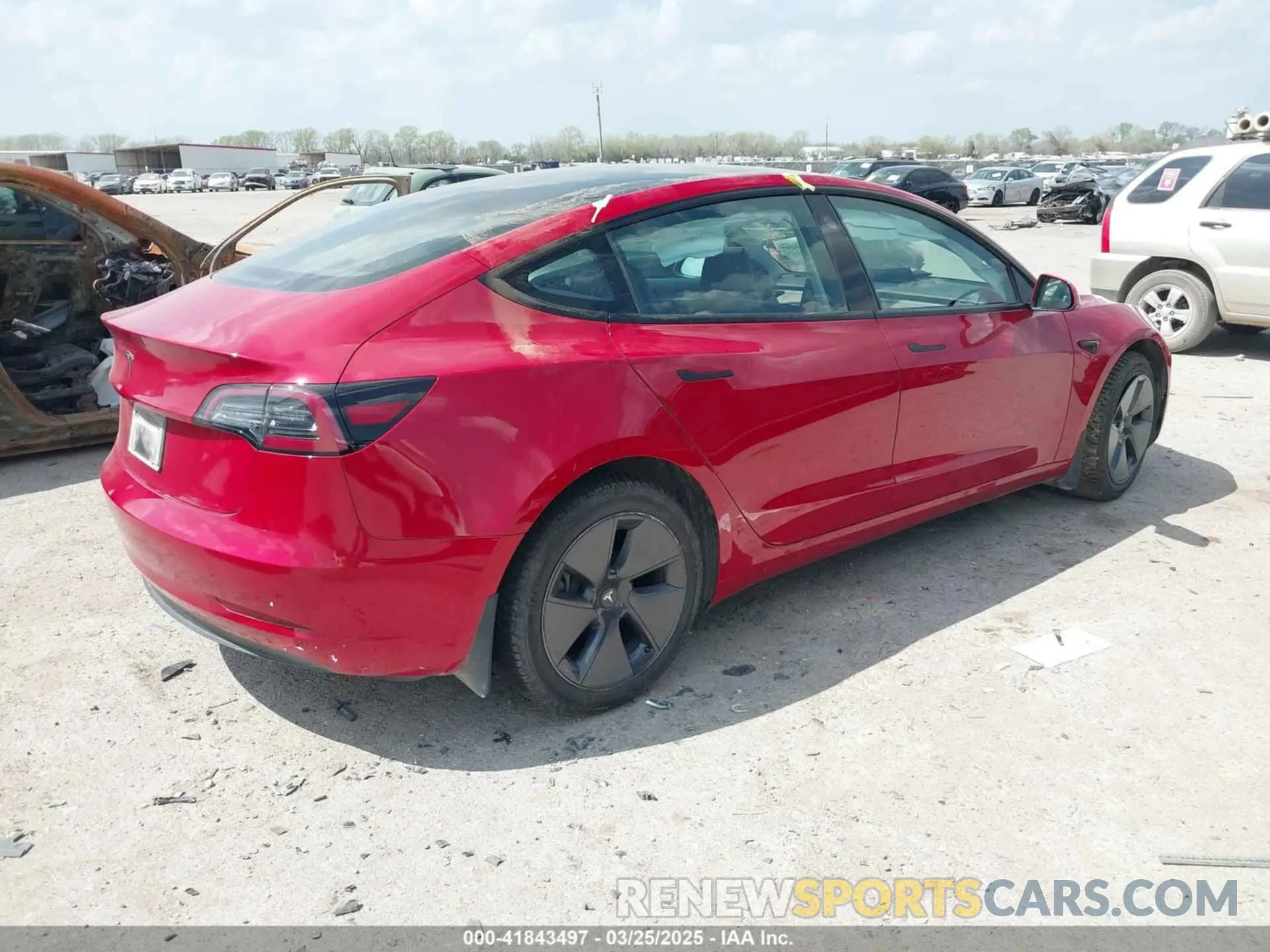 4 fotografías del automóvil dañado 5YJ3E1EA1PF509094 TESLA MODEL 3 2023