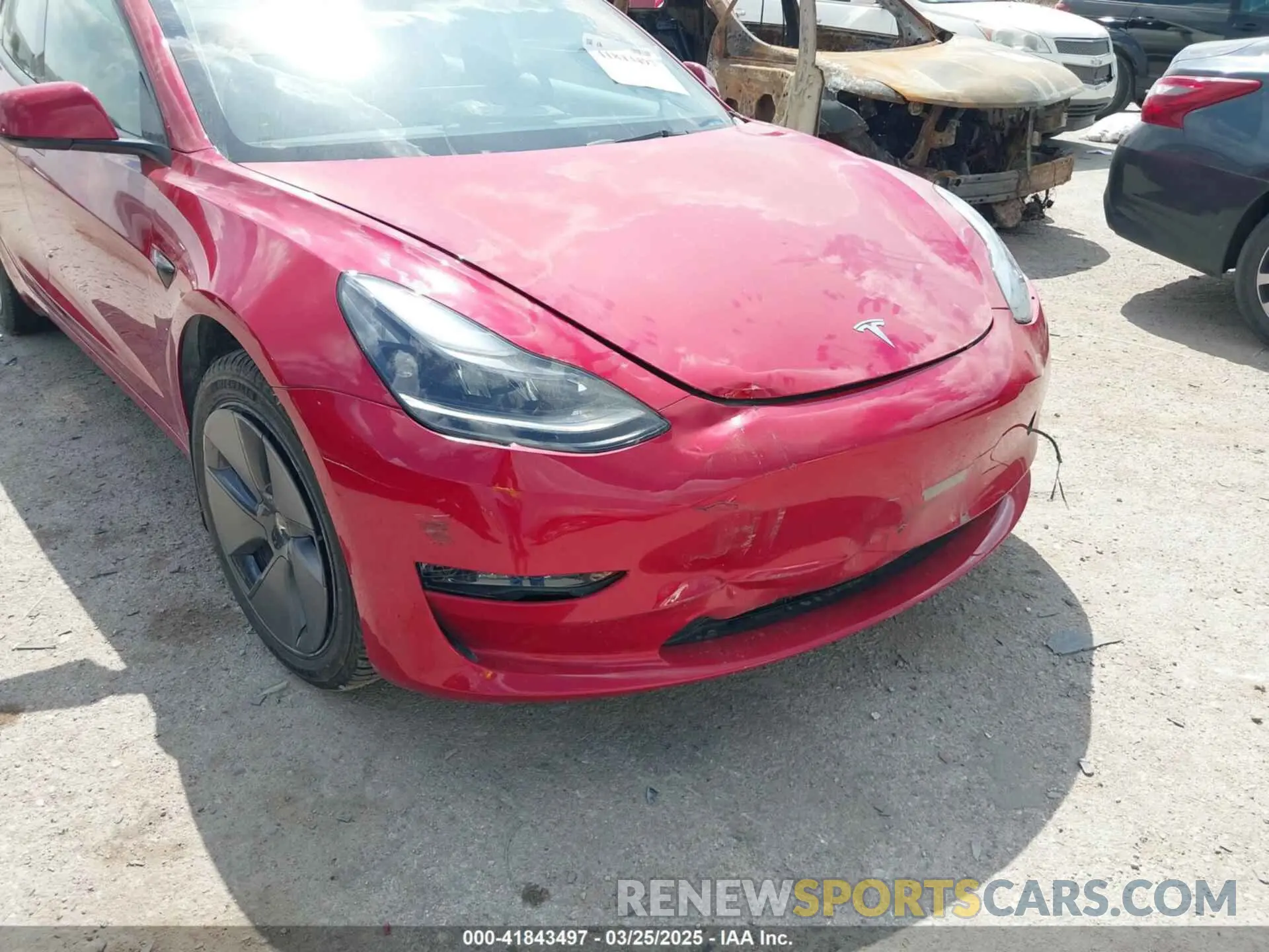 6 fotografías del automóvil dañado 5YJ3E1EA1PF509094 TESLA MODEL 3 2023