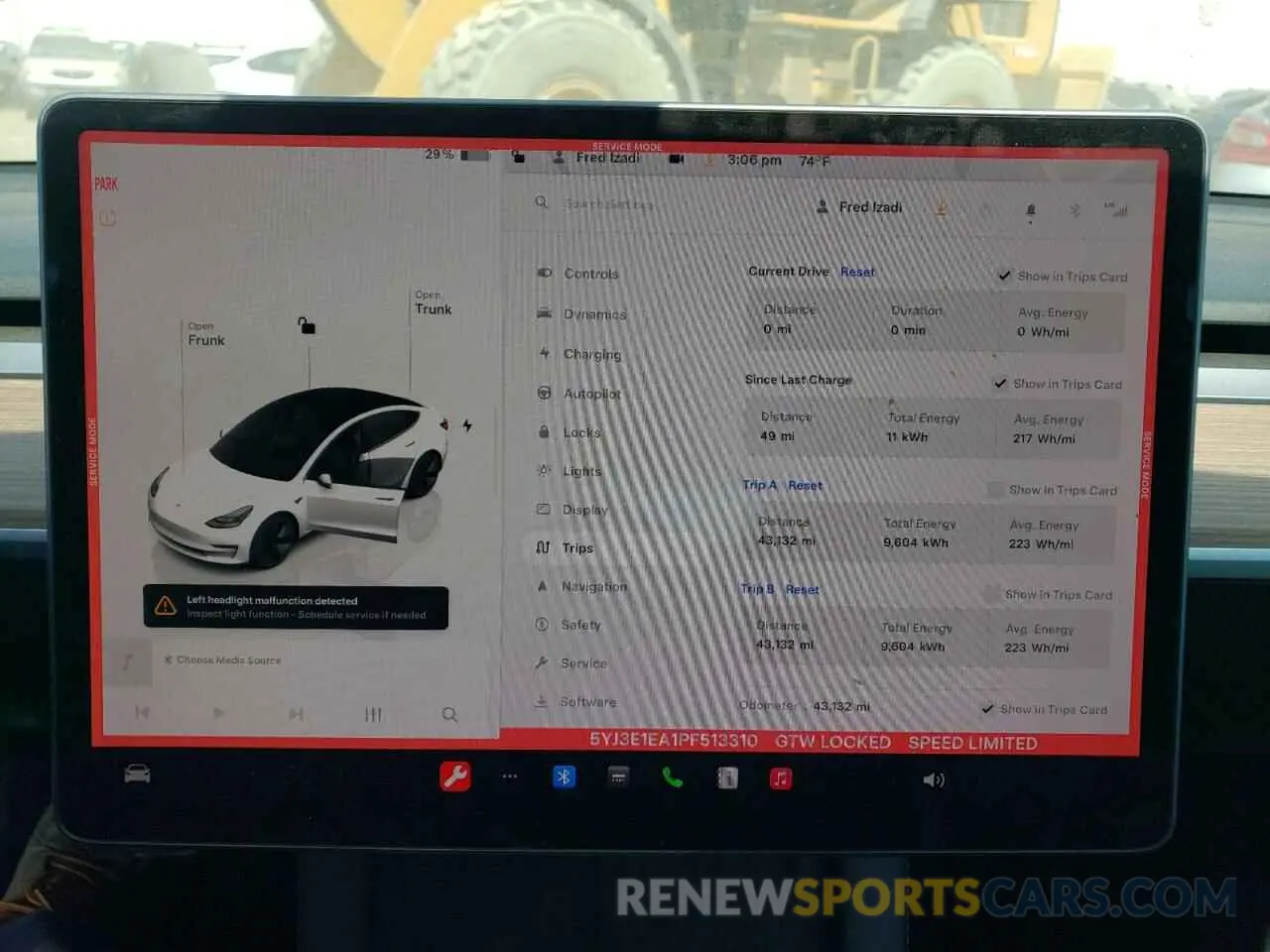 9 fotografías del automóvil dañado 5YJ3E1EA1PF513310 TESLA MODEL 3 2023