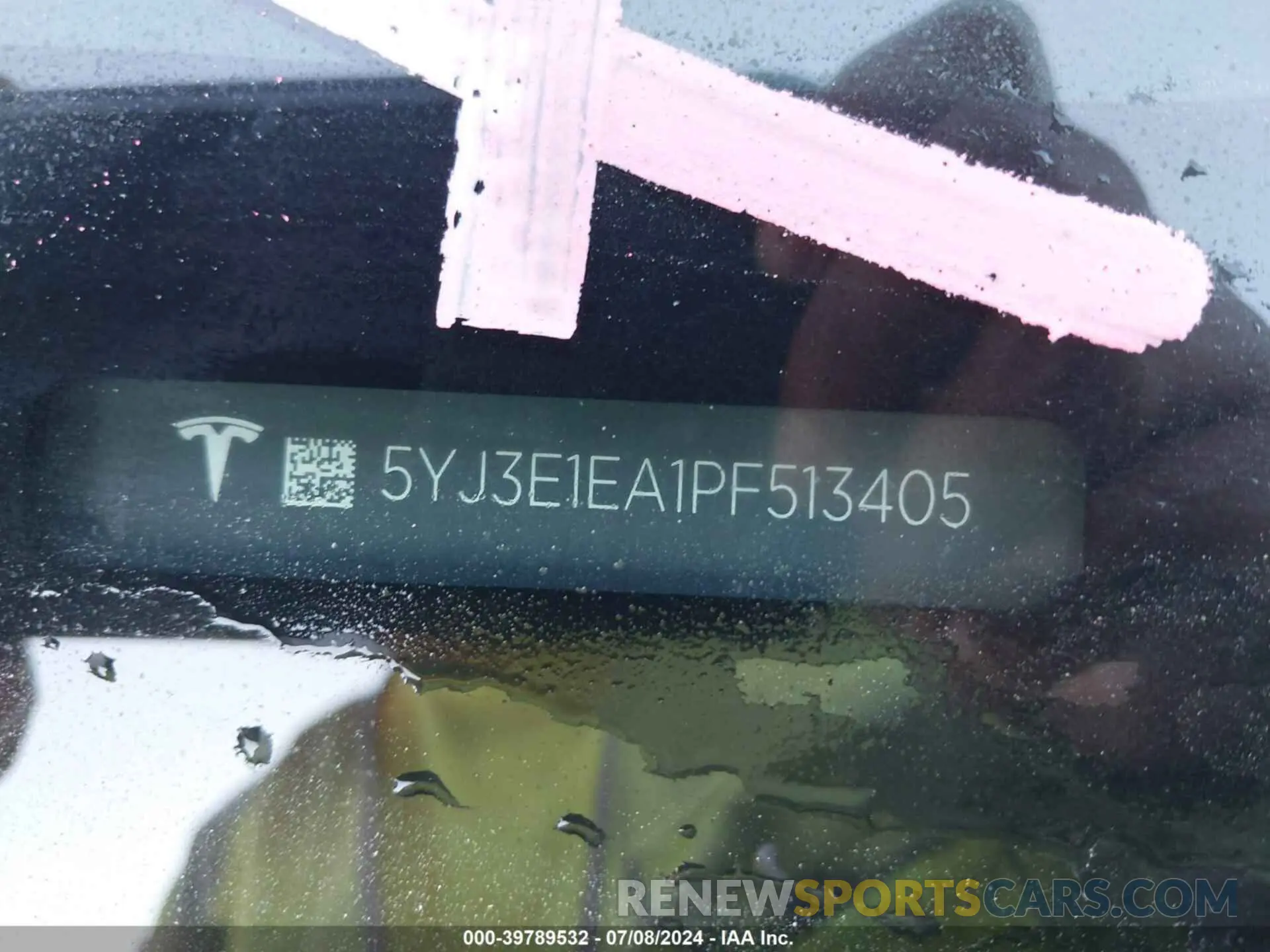 9 fotografías del automóvil dañado 5YJ3E1EA1PF513405 TESLA MODEL 3 2023