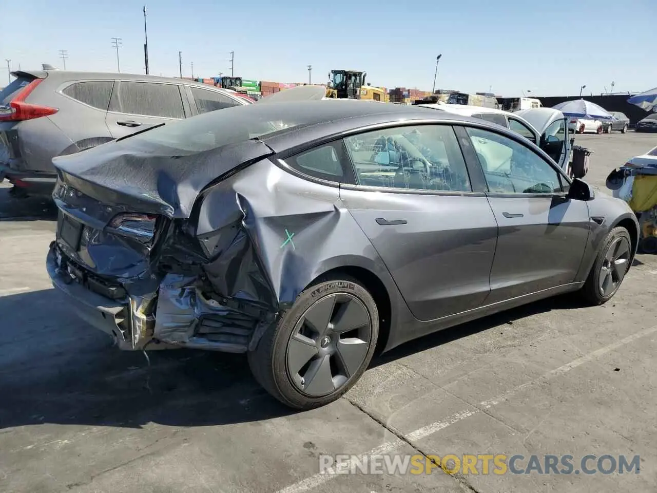 3 fotografías del automóvil dañado 5YJ3E1EA1PF540880 TESLA MODEL 3 2023