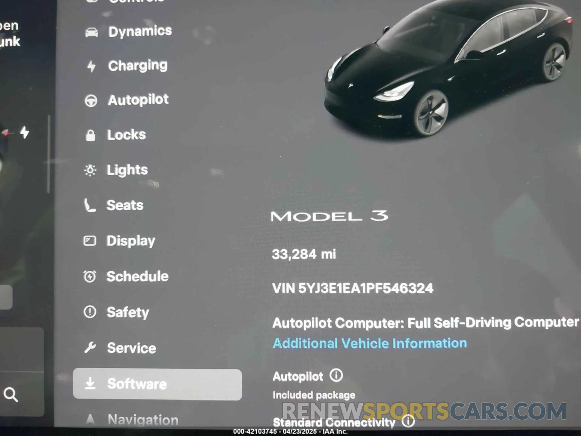 15 fotografías del automóvil dañado 5YJ3E1EA1PF546324 TESLA MODEL 3 2023