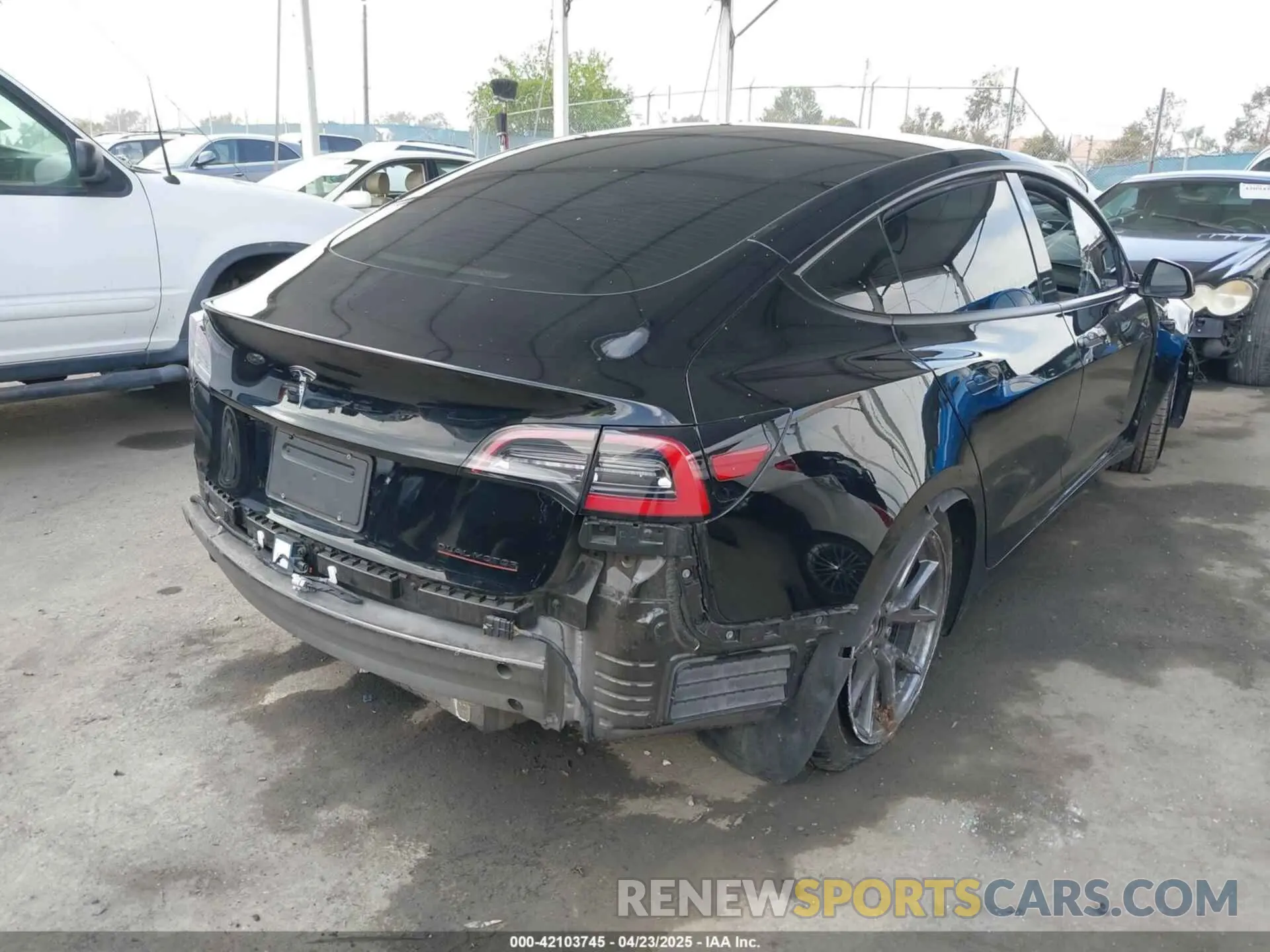 4 fotografías del automóvil dañado 5YJ3E1EA1PF546324 TESLA MODEL 3 2023