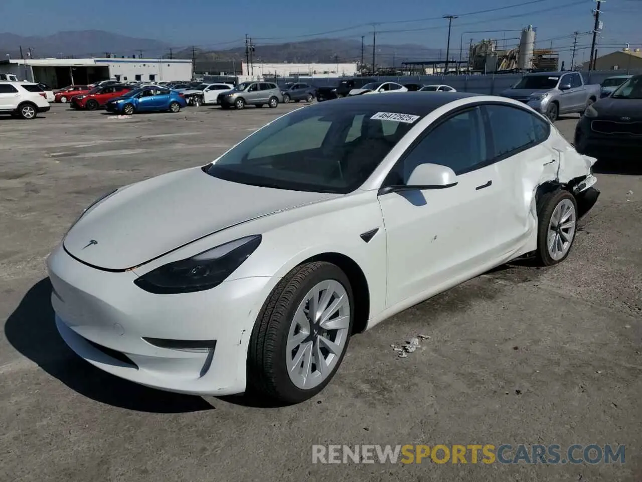 1 fotografías del automóvil dañado 5YJ3E1EA1PF546534 TESLA MODEL 3 2023