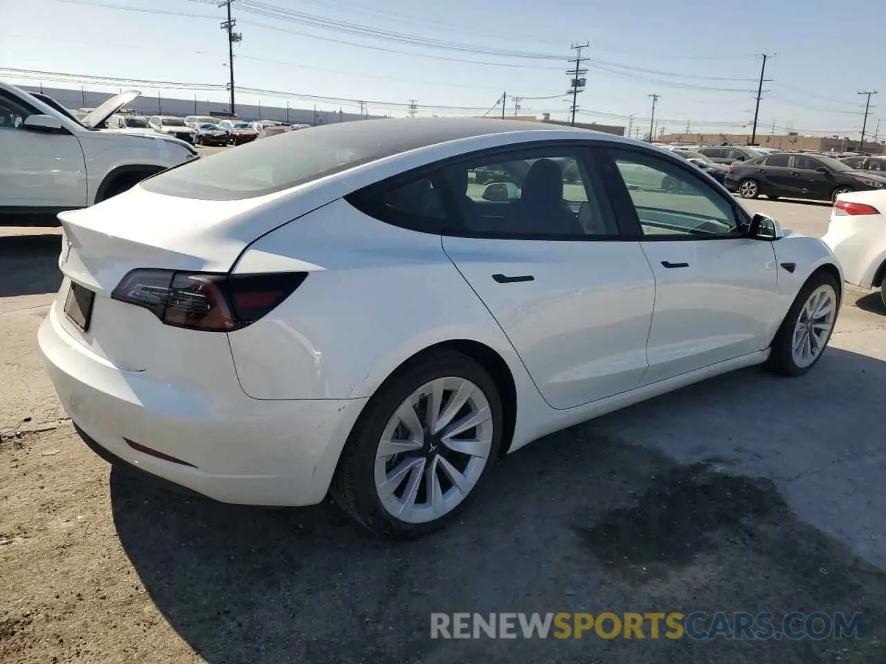 3 fotografías del automóvil dañado 5YJ3E1EA1PF546534 TESLA MODEL 3 2023