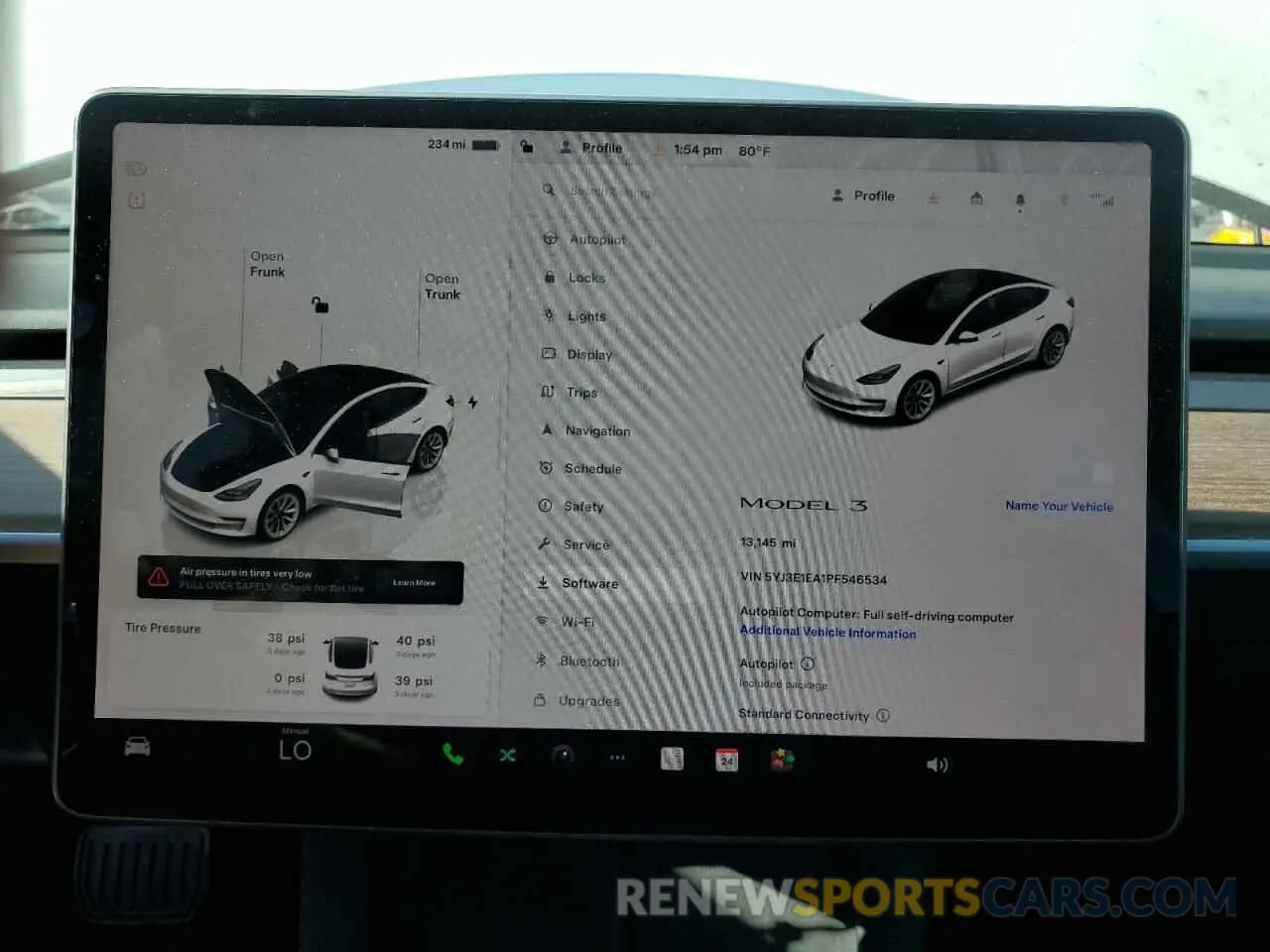 9 fotografías del automóvil dañado 5YJ3E1EA1PF546534 TESLA MODEL 3 2023