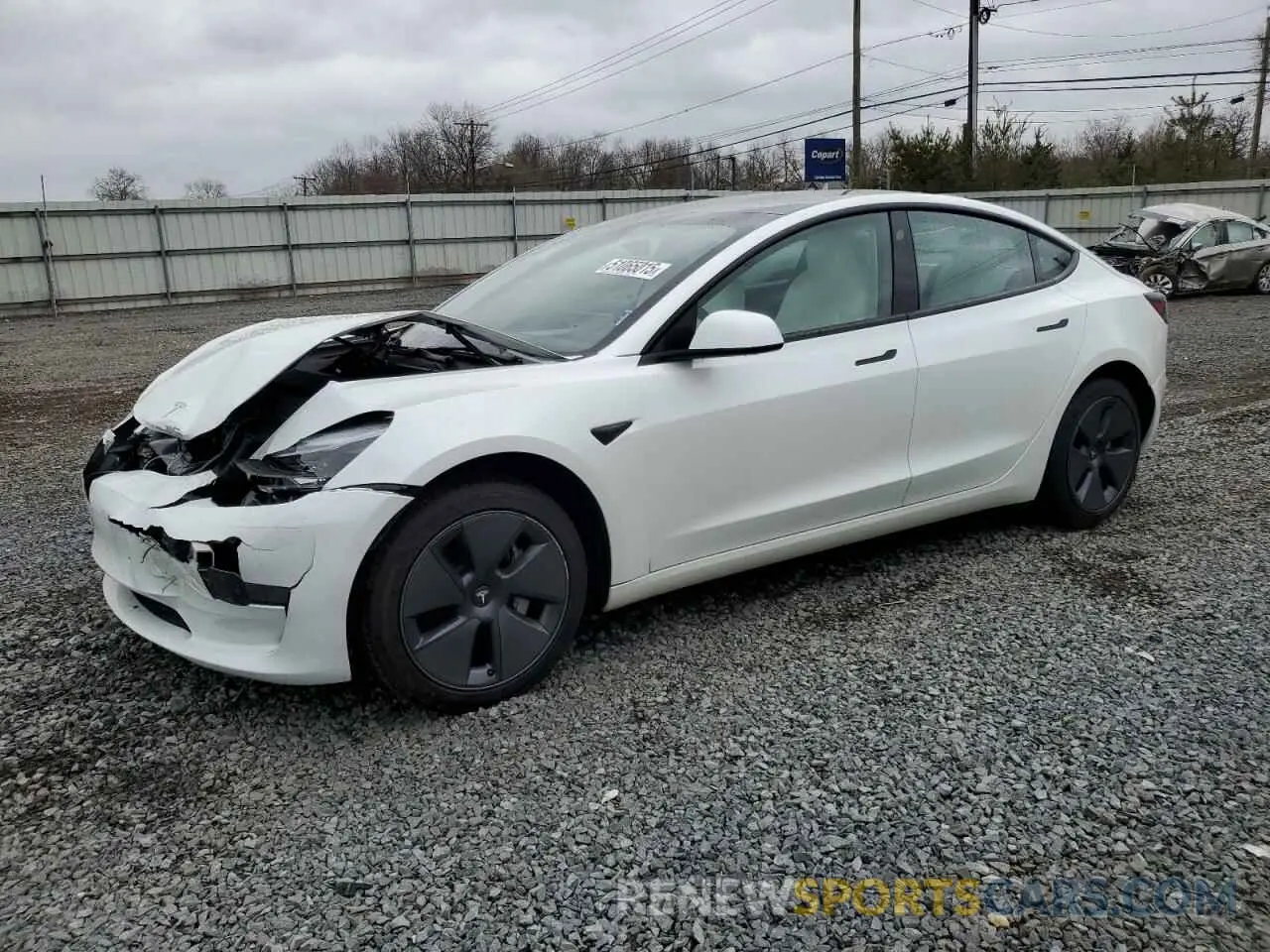1 fotografías del automóvil dañado 5YJ3E1EA1PF550924 TESLA MODEL 3 2023