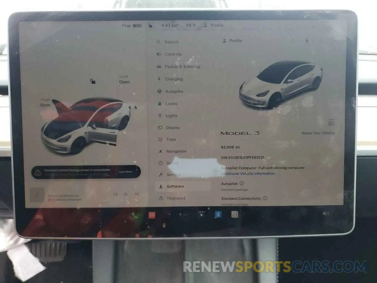 9 fotografías del automóvil dañado 5YJ3E1EA1PF561521 TESLA MODEL 3 2023