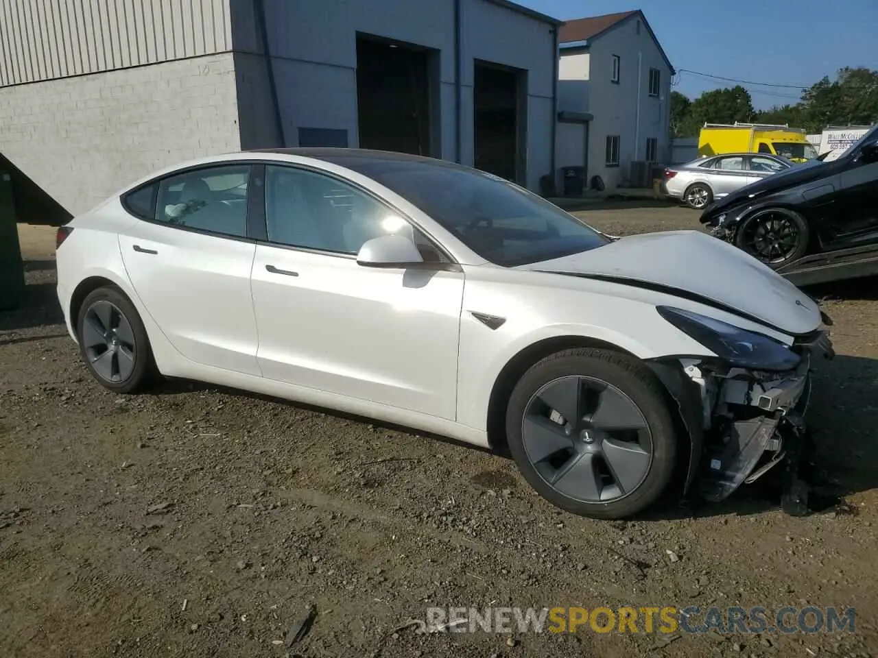 4 fotografías del automóvil dañado 5YJ3E1EA1PF564693 TESLA MODEL 3 2023