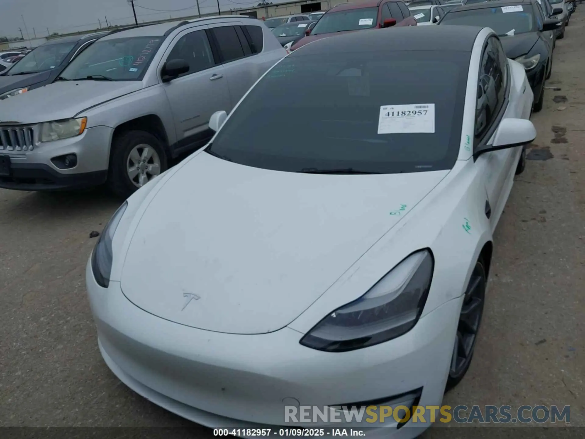 6 fotografías del automóvil dañado 5YJ3E1EA1PF567383 TESLA MODEL 3 2023