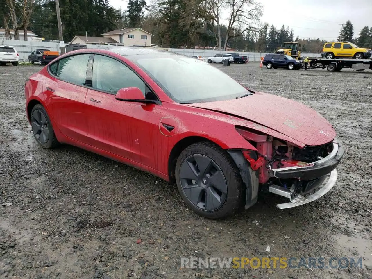 4 fotografías del automóvil dañado 5YJ3E1EA1PF567769 TESLA MODEL 3 2023