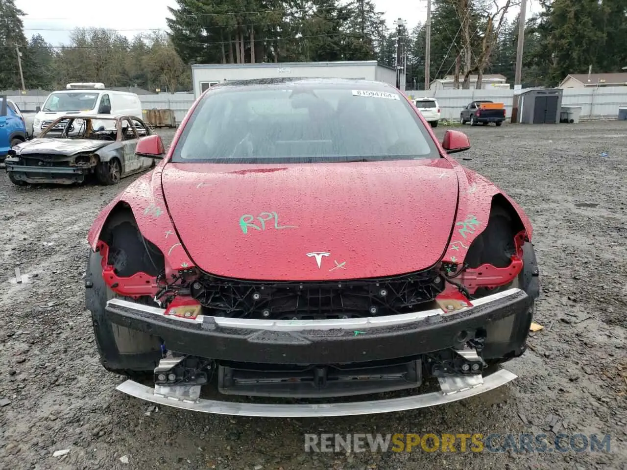 5 fotografías del automóvil dañado 5YJ3E1EA1PF567769 TESLA MODEL 3 2023