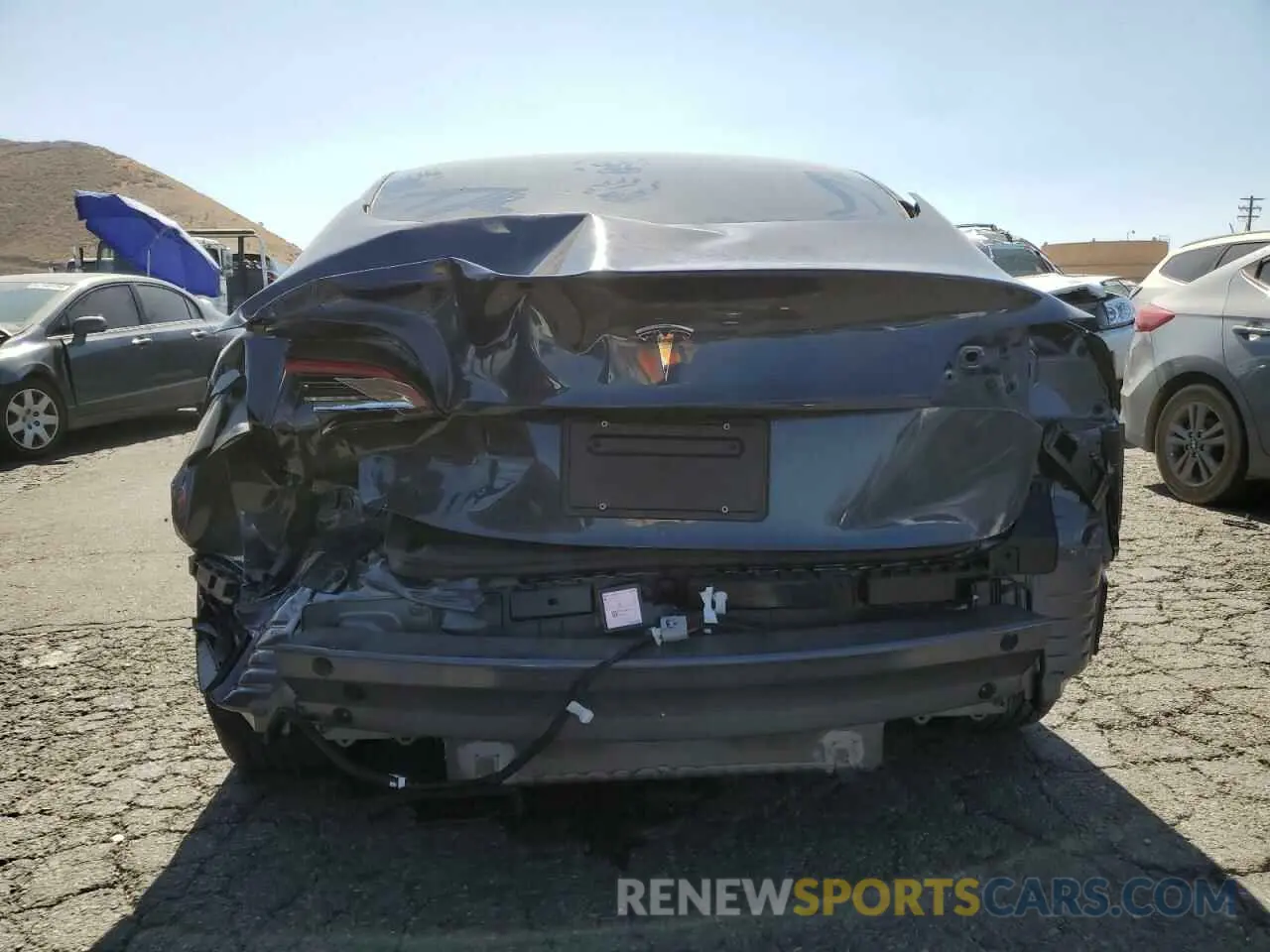 6 fotografías del automóvil dañado 5YJ3E1EA1PF568579 TESLA MODEL 3 2023