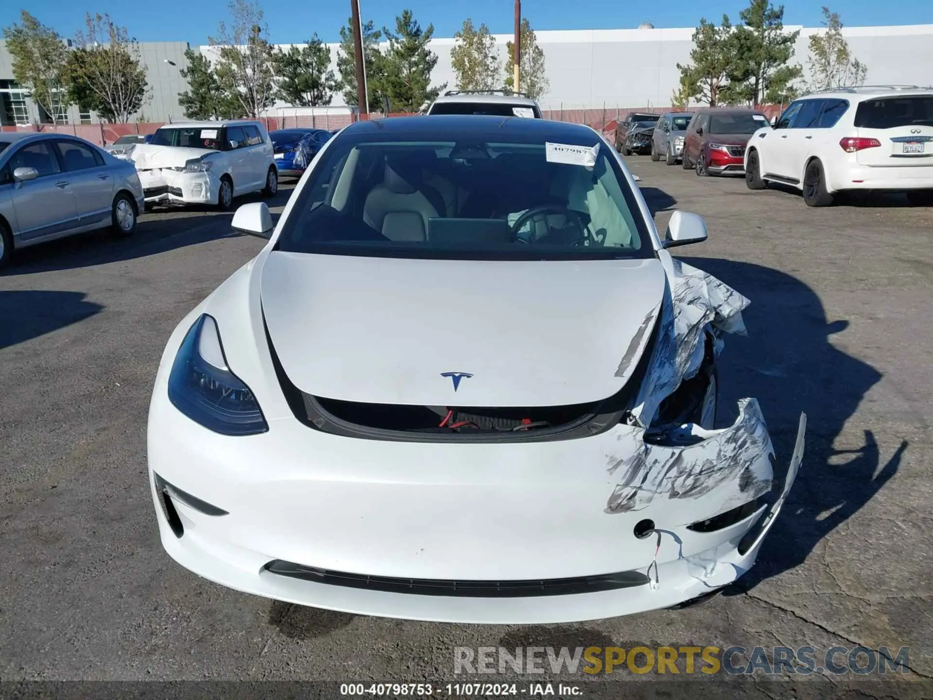 12 fotografías del automóvil dañado 5YJ3E1EA1PF569117 TESLA MODEL 3 2023
