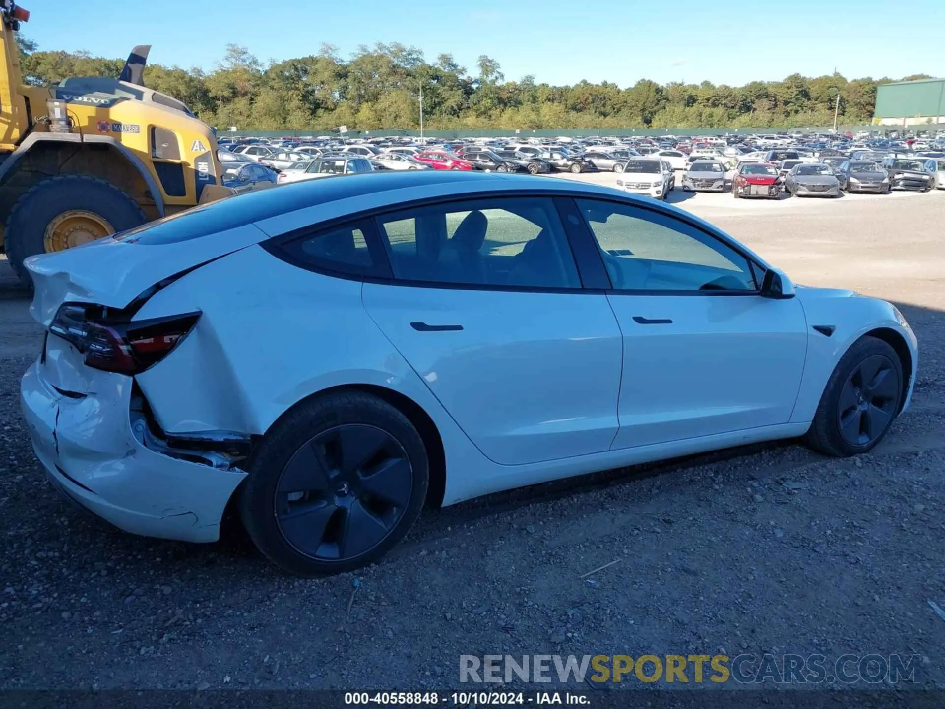4 fotografías del automóvil dañado 5YJ3E1EA1PF570543 TESLA MODEL 3 2023