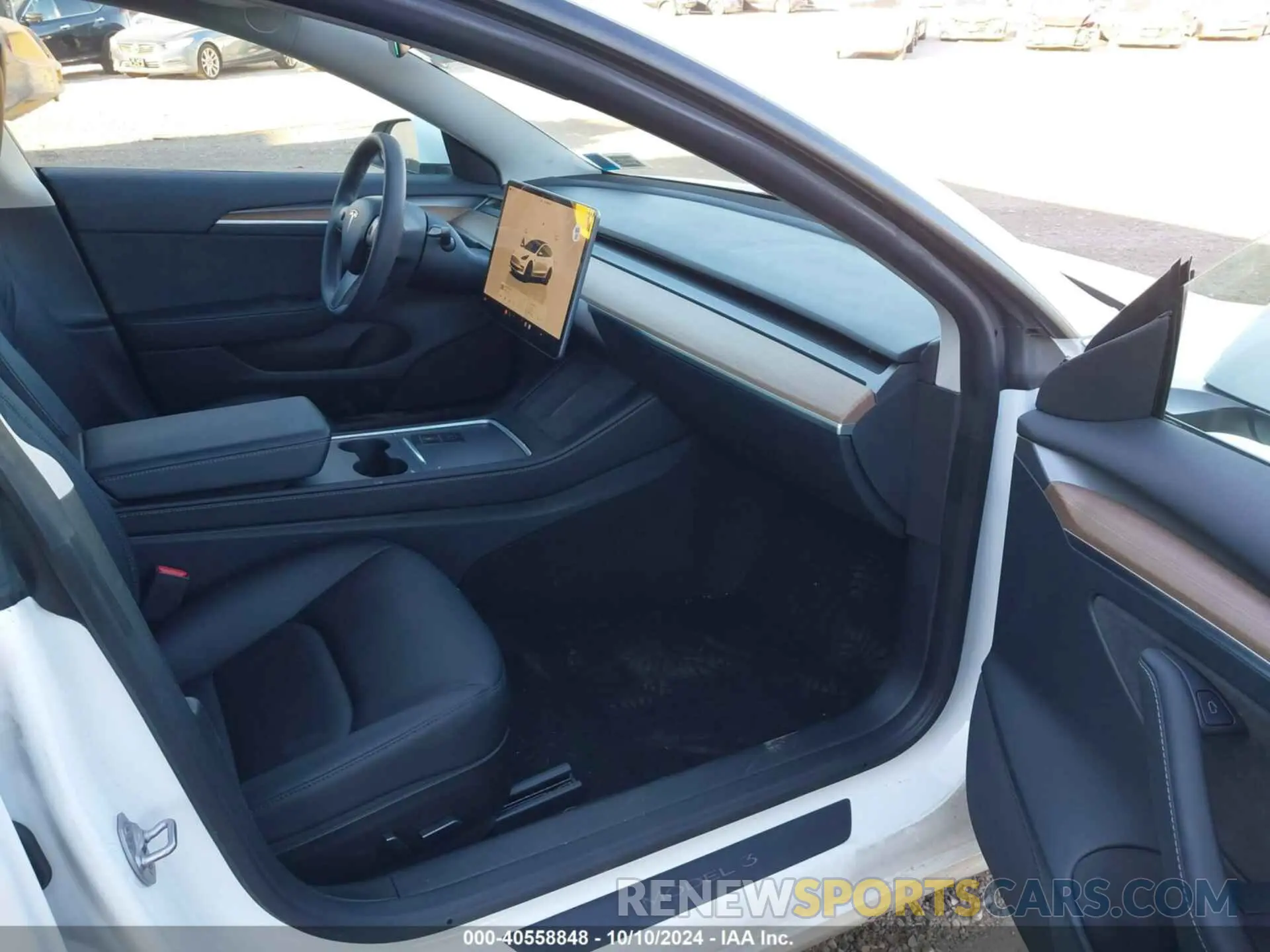 5 fotografías del automóvil dañado 5YJ3E1EA1PF570543 TESLA MODEL 3 2023