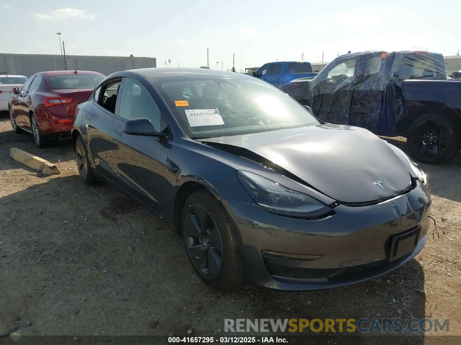 1 fotografías del automóvil dañado 5YJ3E1EA1PF576780 TESLA MODEL 3 2023
