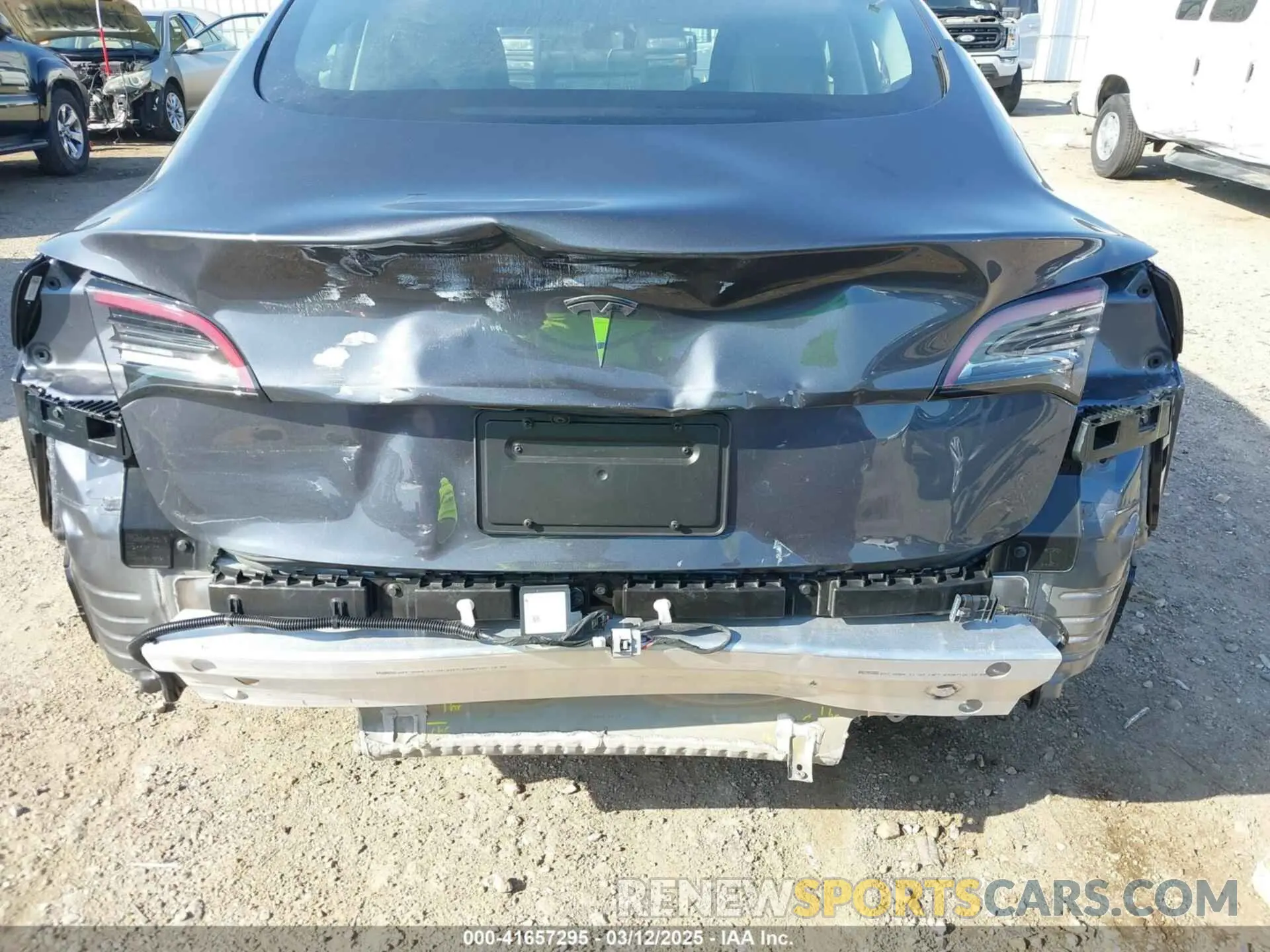 6 fotografías del automóvil dañado 5YJ3E1EA1PF576780 TESLA MODEL 3 2023