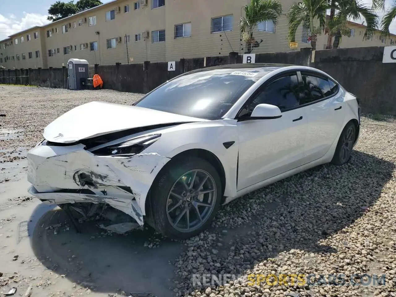 1 fotografías del automóvil dañado 5YJ3E1EA1PF582899 TESLA MODEL 3 2023