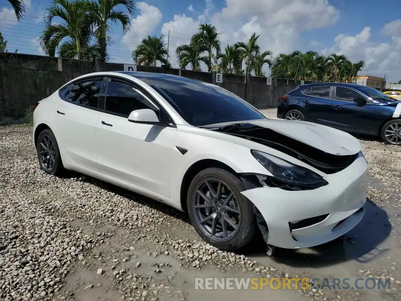 4 fotografías del automóvil dañado 5YJ3E1EA1PF582899 TESLA MODEL 3 2023
