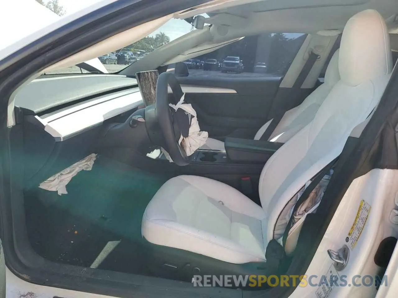 7 fotografías del automóvil dañado 5YJ3E1EA1PF582899 TESLA MODEL 3 2023