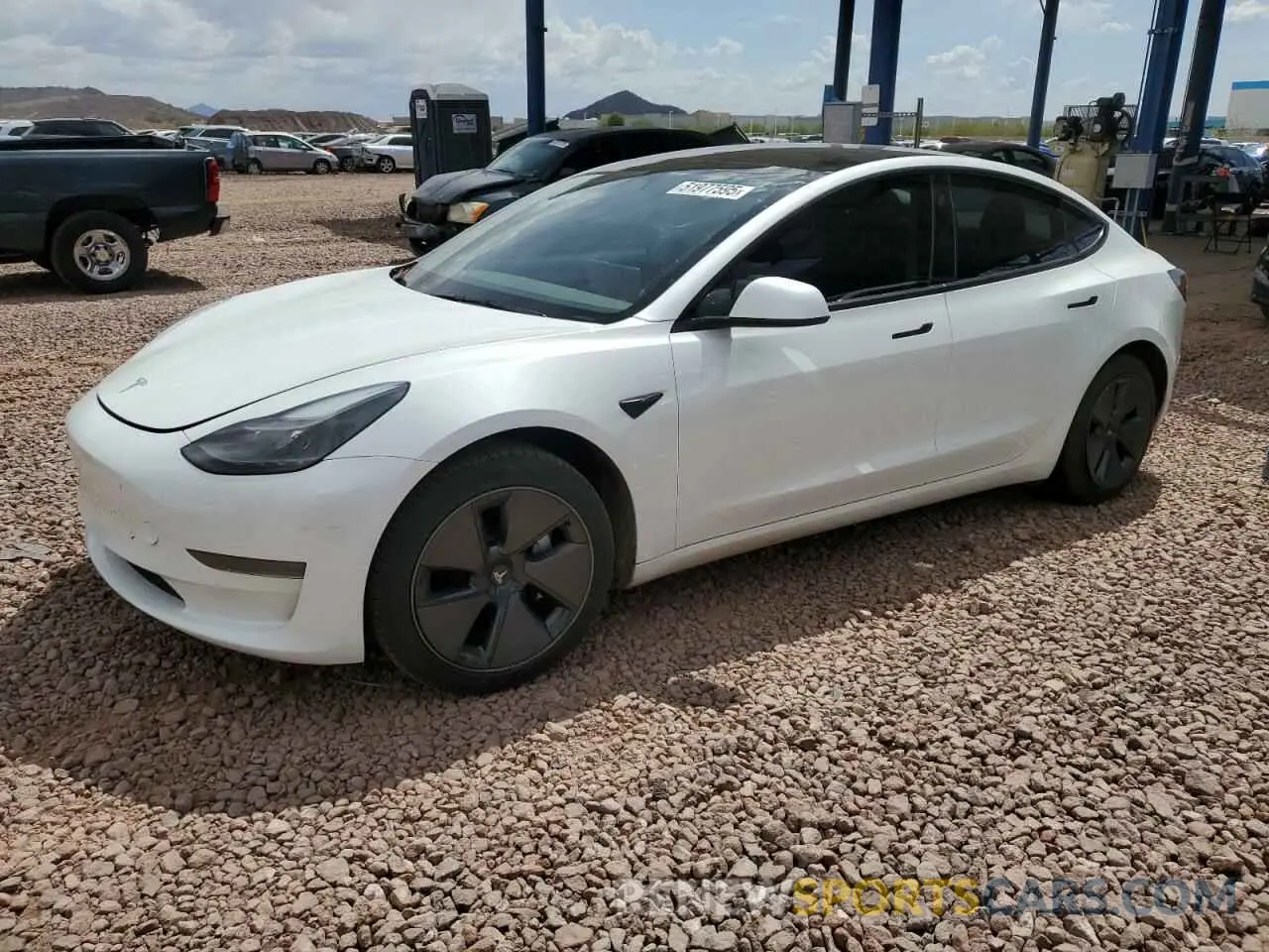 1 fotografías del automóvil dañado 5YJ3E1EA1PF587889 TESLA MODEL 3 2023