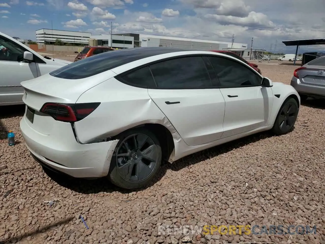 3 fotografías del automóvil dañado 5YJ3E1EA1PF587889 TESLA MODEL 3 2023