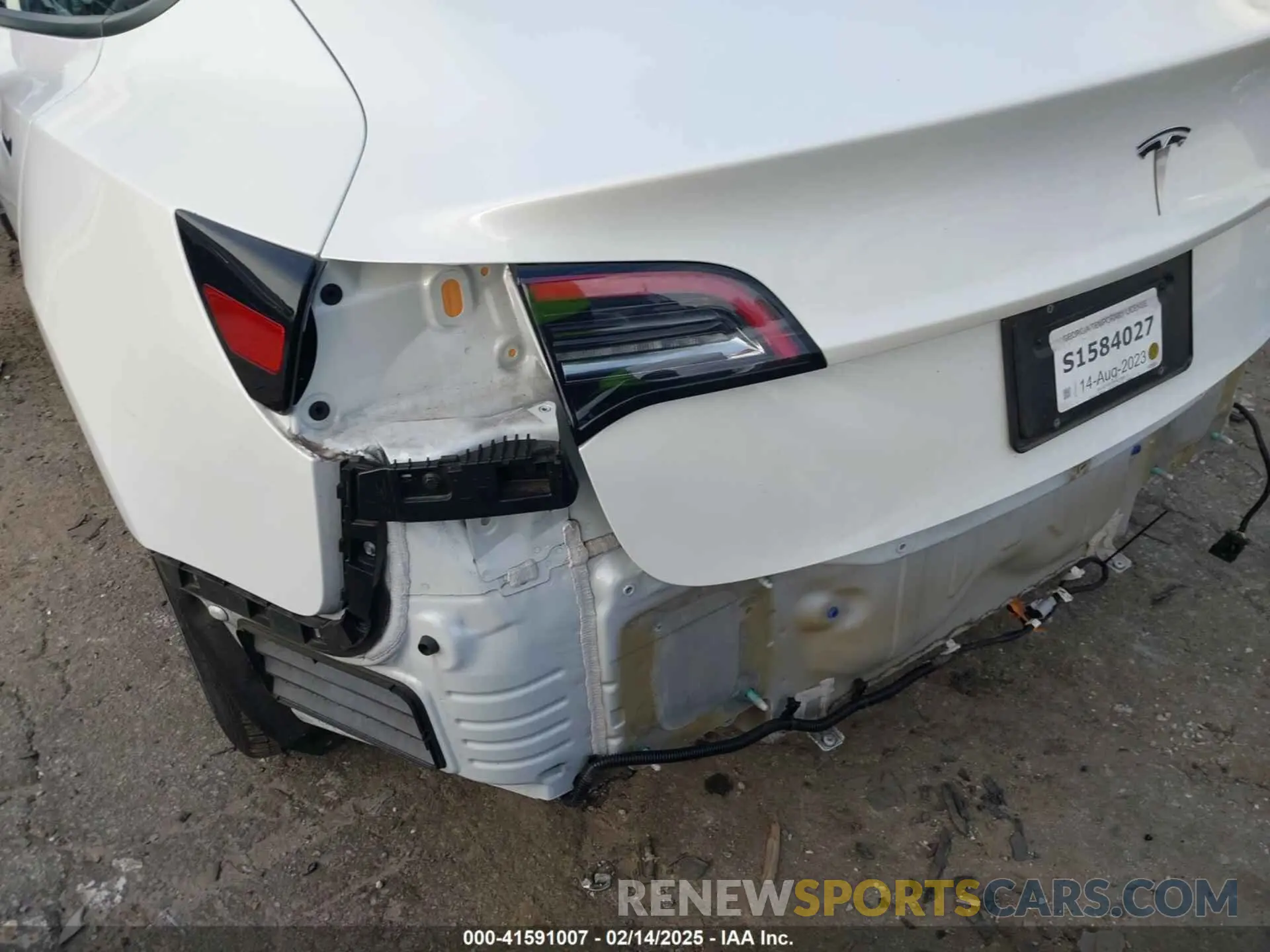 6 fotografías del automóvil dañado 5YJ3E1EA1PF600723 TESLA MODEL 3 2023