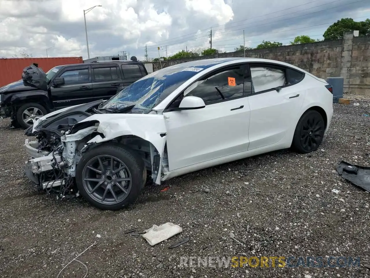 1 fotografías del automóvil dañado 5YJ3E1EA1PF600818 TESLA MODEL 3 2023