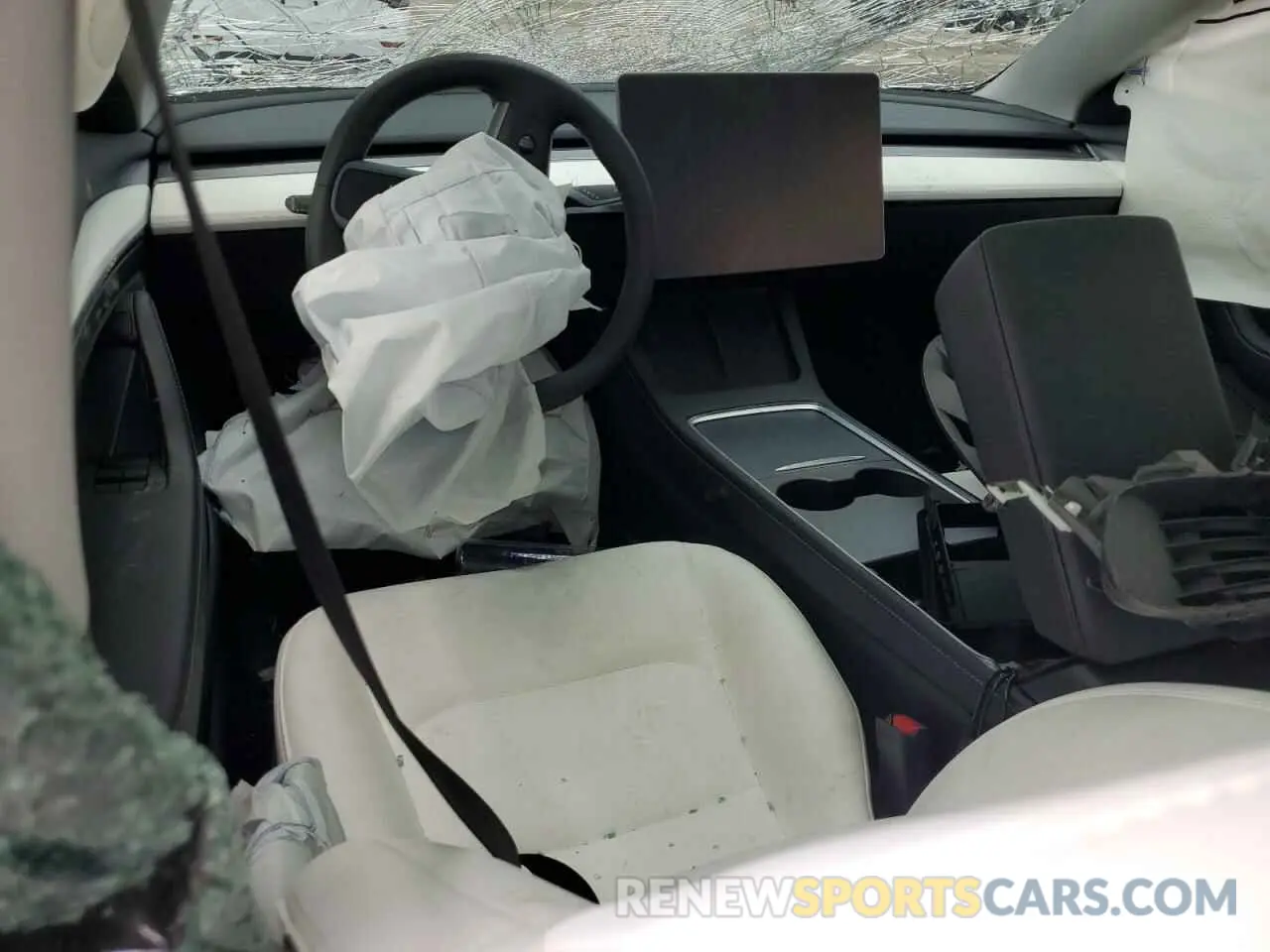 8 fotografías del automóvil dañado 5YJ3E1EA1PF600818 TESLA MODEL 3 2023