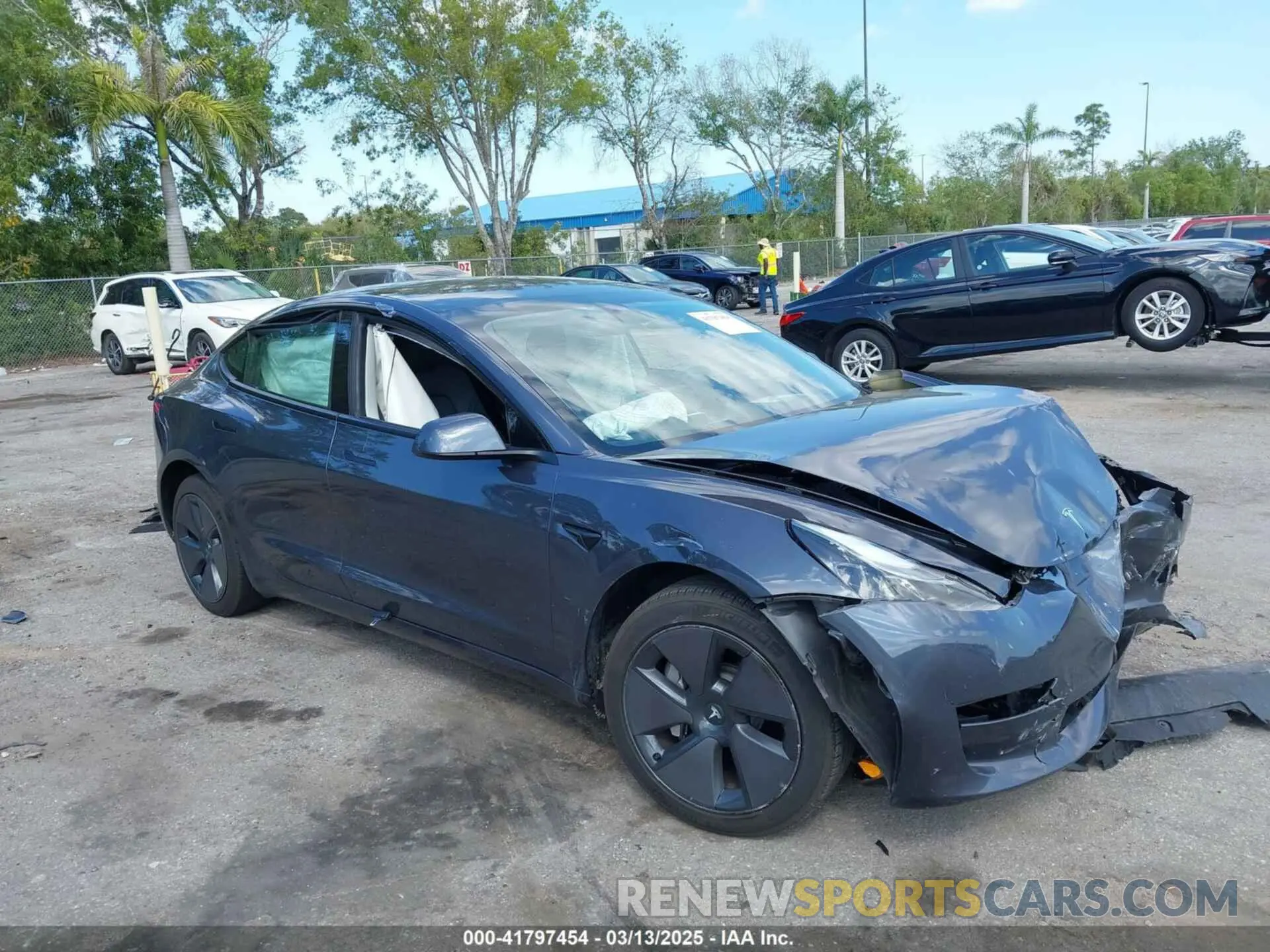 1 fotografías del automóvil dañado 5YJ3E1EA1PF601418 TESLA MODEL 3 2023