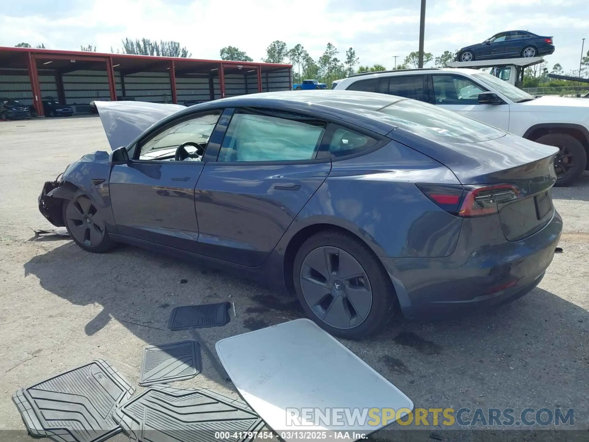 3 fotografías del automóvil dañado 5YJ3E1EA1PF601418 TESLA MODEL 3 2023