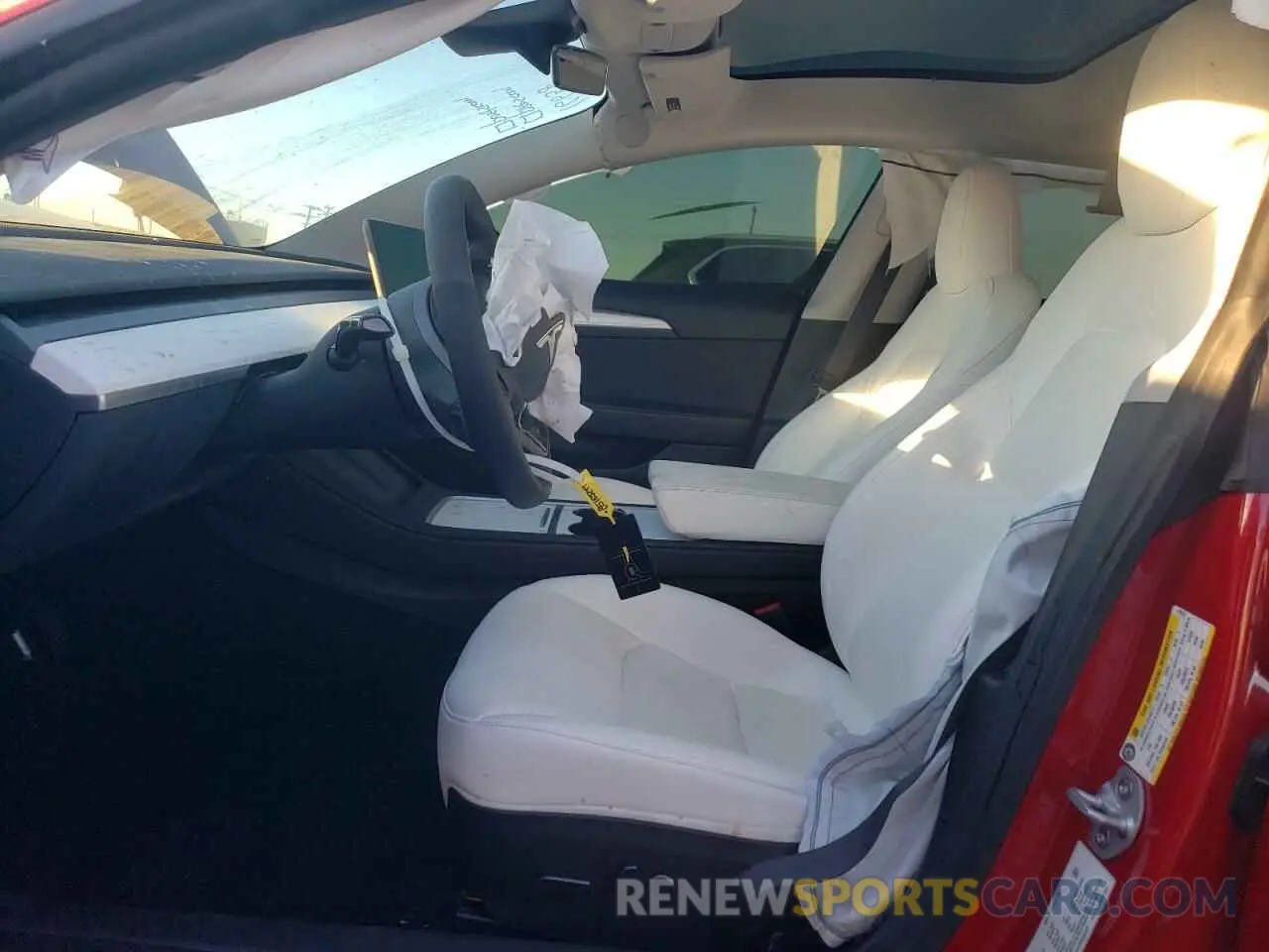 7 fotografías del automóvil dañado 5YJ3E1EA1PF616727 TESLA MODEL 3 2023