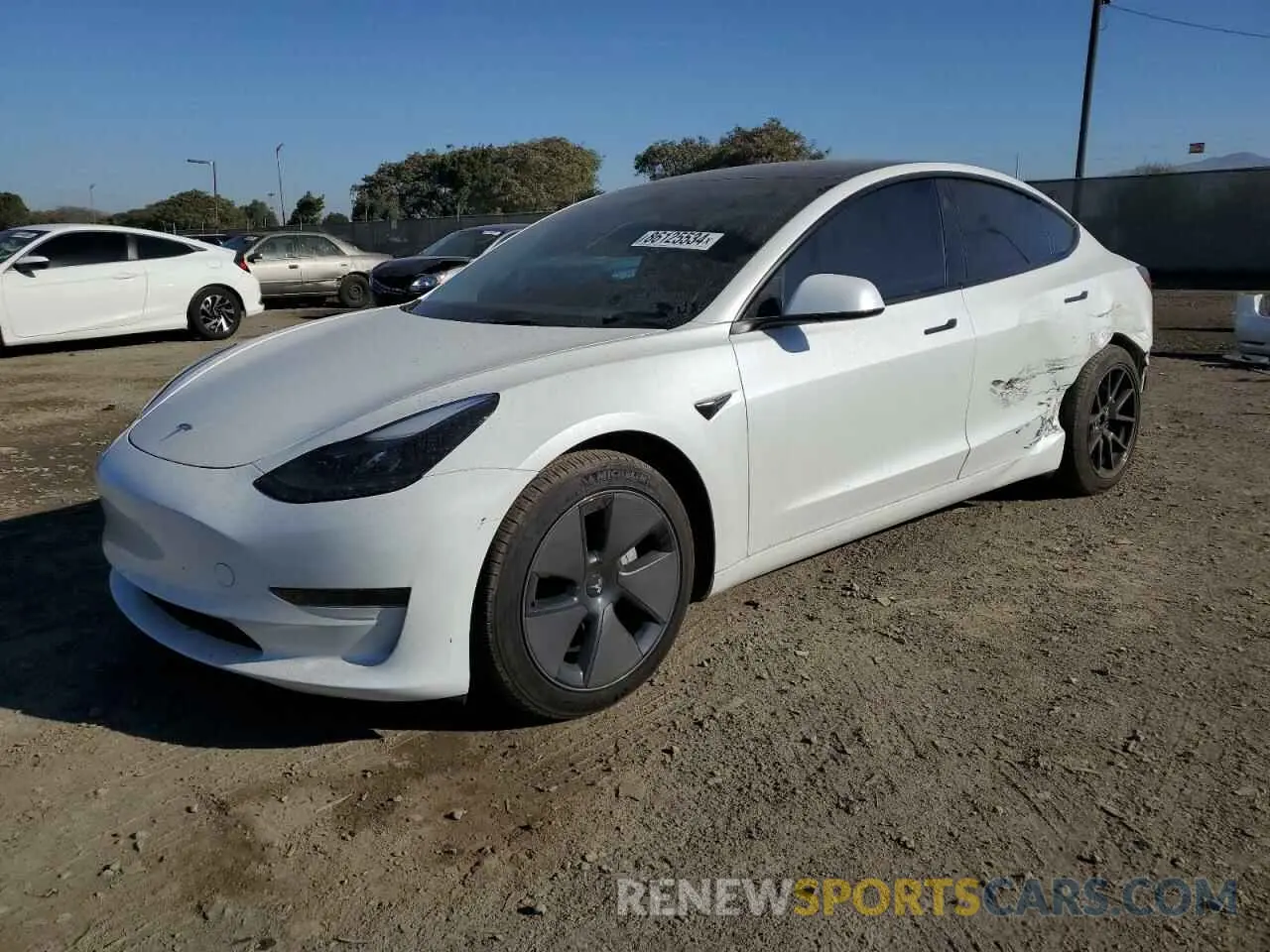 1 fotografías del automóvil dañado 5YJ3E1EA1PF616811 TESLA MODEL 3 2023